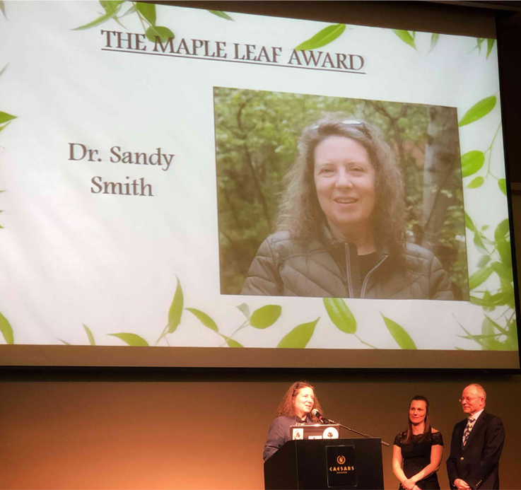 Professor Sandy Smith Awarded ISA’s Maple Leaf Award