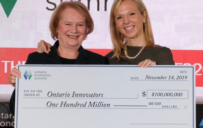 Mass timber pitch wins hypothetical cheque at the Ontario Economic Summit