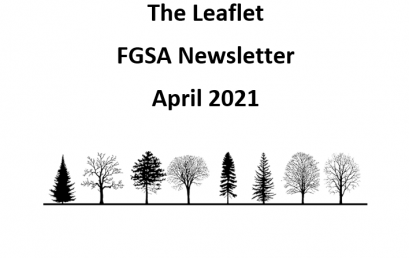 The Leaflet: FGSA’s monthly newsletter (April 2021)