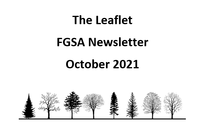 The Leaflet: FGSA’s monthly newsletter (October 2021)