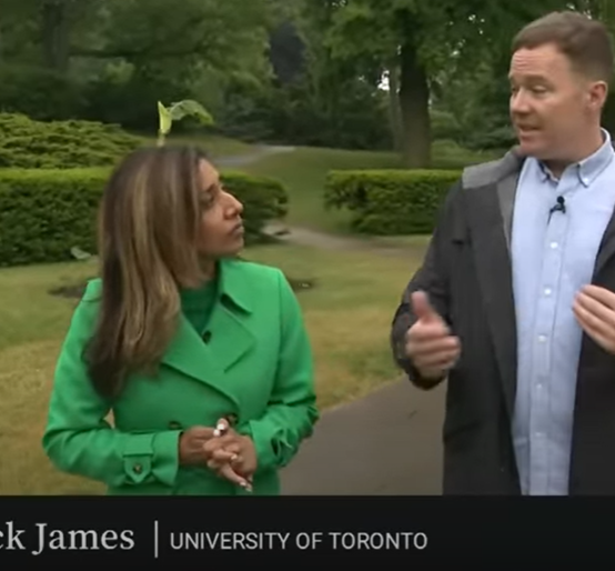Prof. Patrick James talks wildfires with Global News