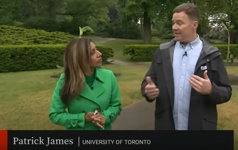 Prof. Patrick James talks wildfires with Global News