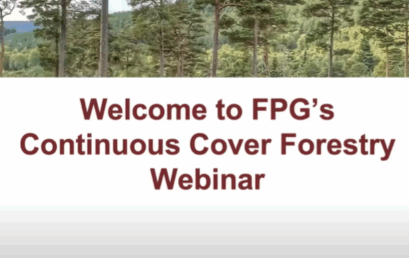 Continuous Cover Forestry webinar featuring Adjunct Professor Ted Wilson