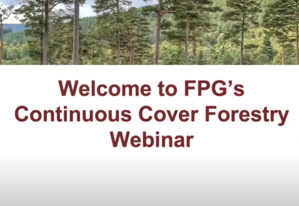 Continuous Cover Forestry webinar featuring Adjunct Professor Ted Wilson Continuous Cover Forestry webinar featuring Adjunct Professor Ted Wilson